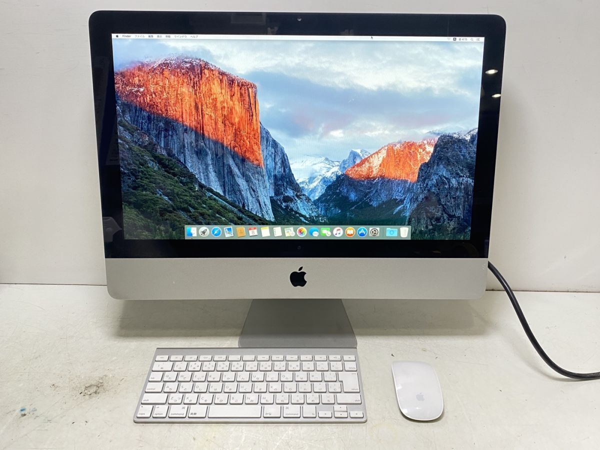 【中古】iMac 21.5インチ Mid2011 デュアルコアi5 2.5GHz/DDR3 16GB/HDD 500GB/RADEON HD 6750M おまけあり【2424030010538】_画像1