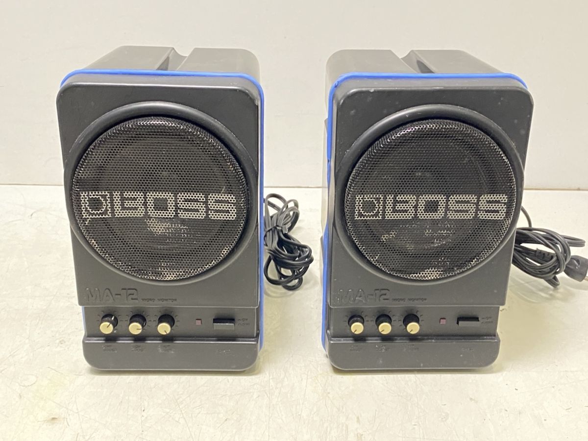 【中古】BOSS モニタースピーカー MA-12【2424030012327】_画像1