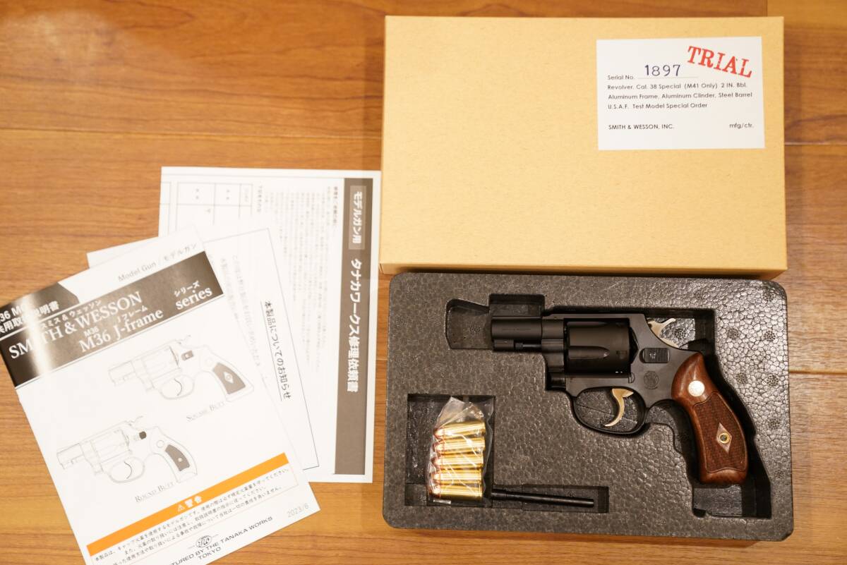 【1818】[モデルガン] タナカ S&W エアクルーマン AirCrewman Heavy Weight (Baby AirCrewman) 2インチ .38 M41 (少量生産) _画像2