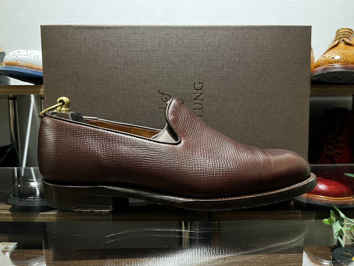 Lof&Tung ローファー　UK6.5 ユタカーフ　Tricker’s シューツリー _画像2