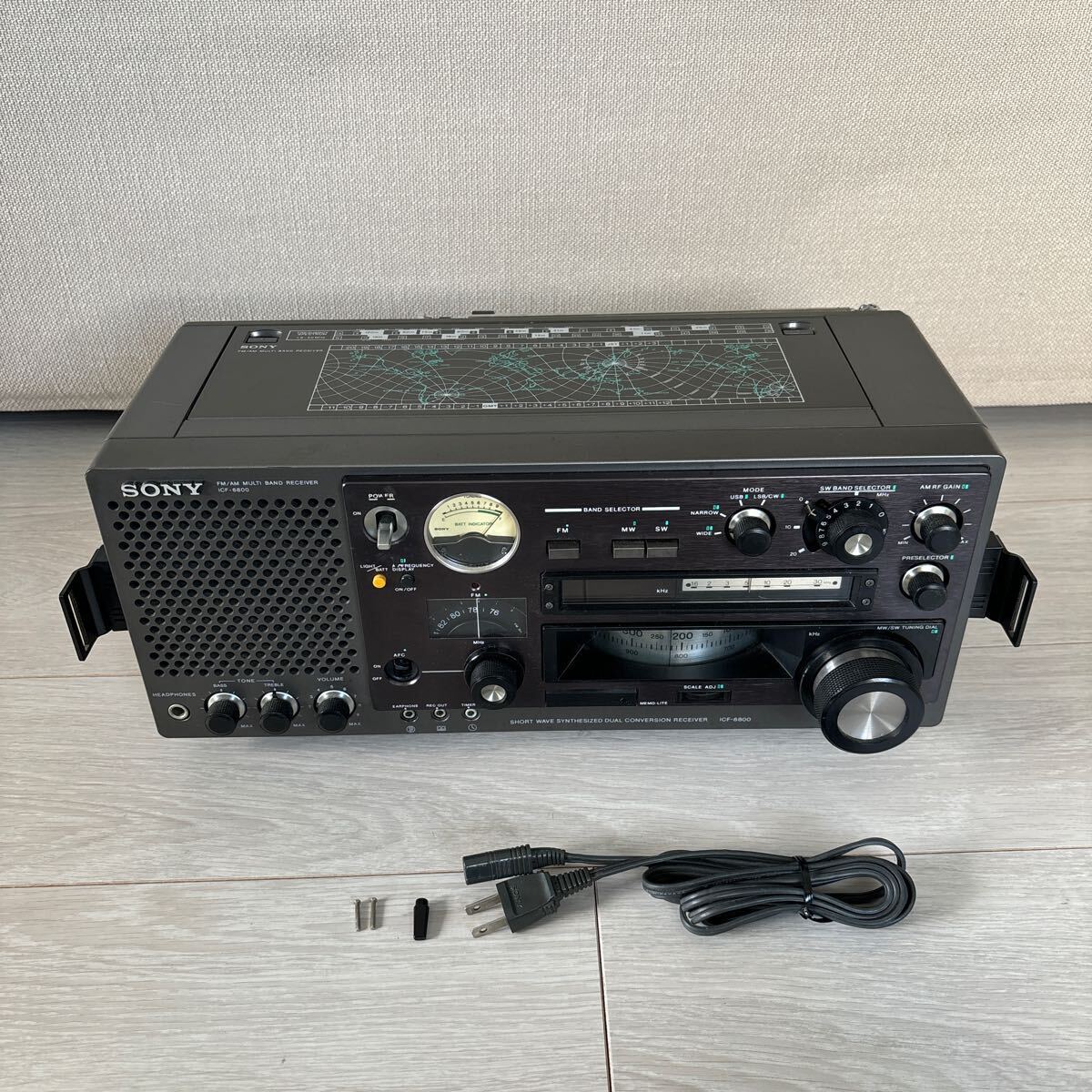 受信OK ソニー SONY ICF-6800 AM/FM/SW/SSB マルチバンド BCLラジオ 324243140_画像1