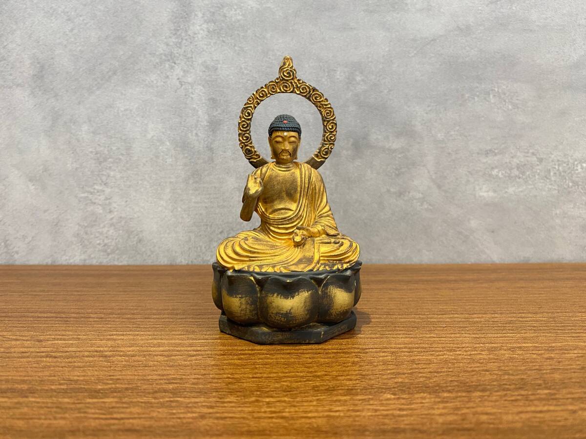  higashi temple important culture fortune [ un- empty ....] miniature Buddhist image 