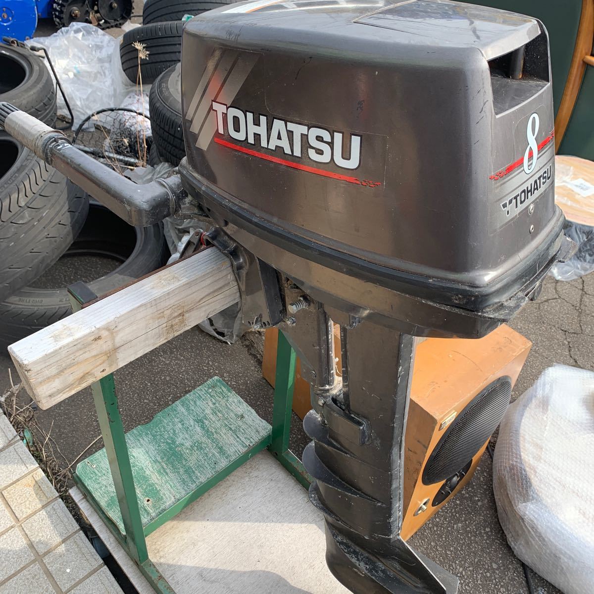 Yahoo!オークション - 現状品 TOHATSU トーハツ 2スト 8馬力 船 Yahoo!オークション - 現状品 TOHATSU トーハツ 2スト 8馬力 船