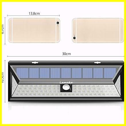 至高 ★2Pack★ 【Transparency正規品】 改良版 超超明るい 4400mAh大容量内蔵 センサーライト ソーラー充電 三つ照明モード 明暗センサー_画像7