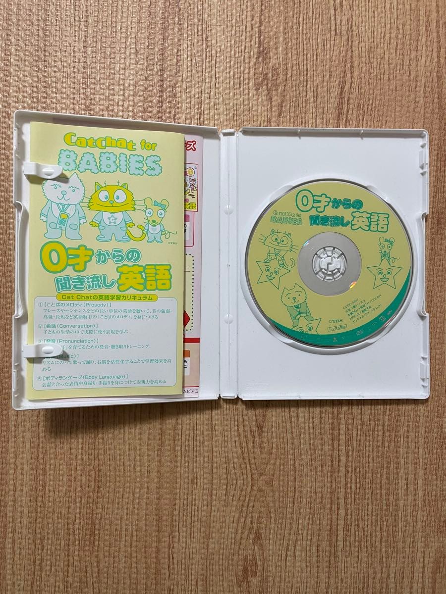 CatChat for BABIES 0歳からの聞き流し英語 DVD 英語教材　知育玩具　知育DVD 乳児幼児赤ちゃん