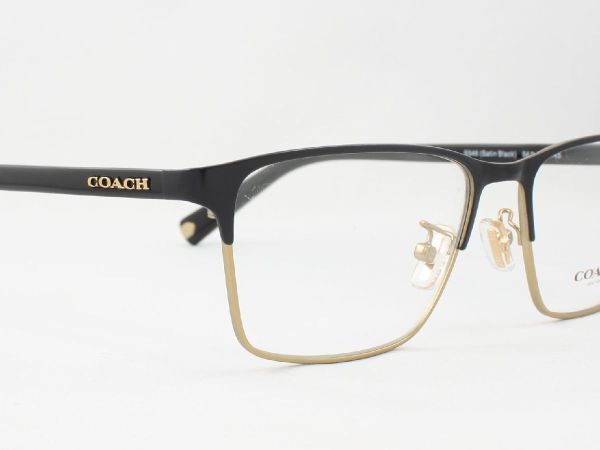 COACH コーチ メガネフレーム HC5139-9346 54サイズ 度付き対応 近視 遠視 老眼鏡 遠近両用 正規品 ブロー サーモント メンズ スクエア_画像4