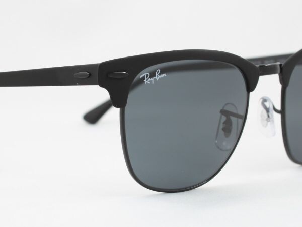 訳ありケースなし Ray-Ban レイバン RB3716-186/R5 サングラス CLUBMASTER METAL クラブマスターメタル ブラック ブロー サーモント_画像4