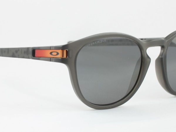 OAKLEY オークリー OO9349-5053 Latch ラッチ スポーツサングラス マットグレースモーク プリズムブラック アジアンフィット ミラーレンズの画像4