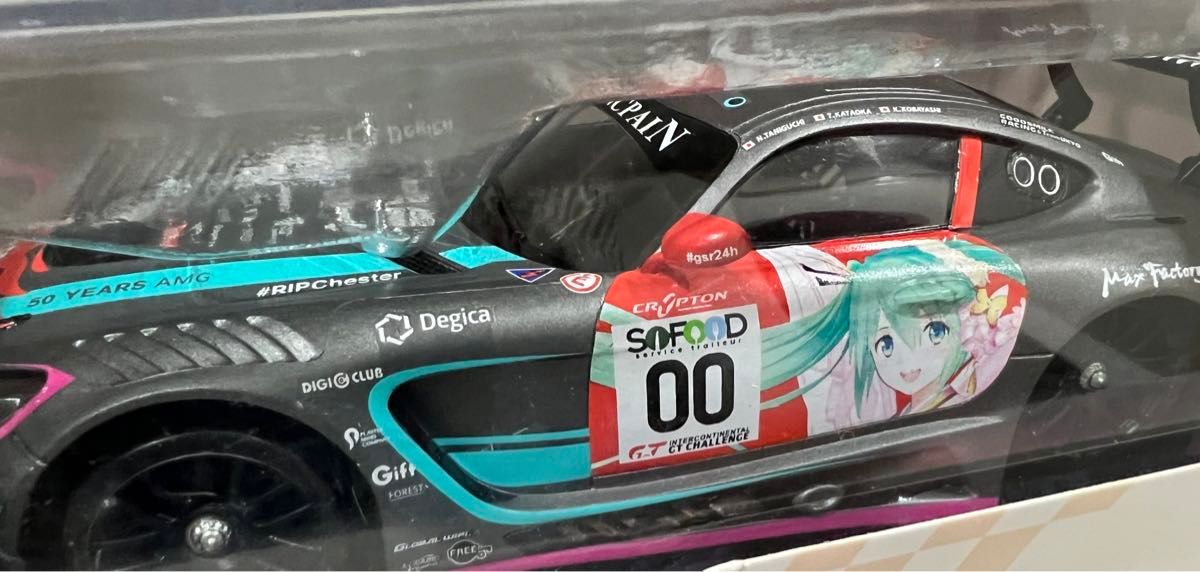 新品未開封　GL RACING メルセデス AMG GT3 初音ミク　塗装　ボディ　GL レーシング ASC 検索京商 ミニッツ 