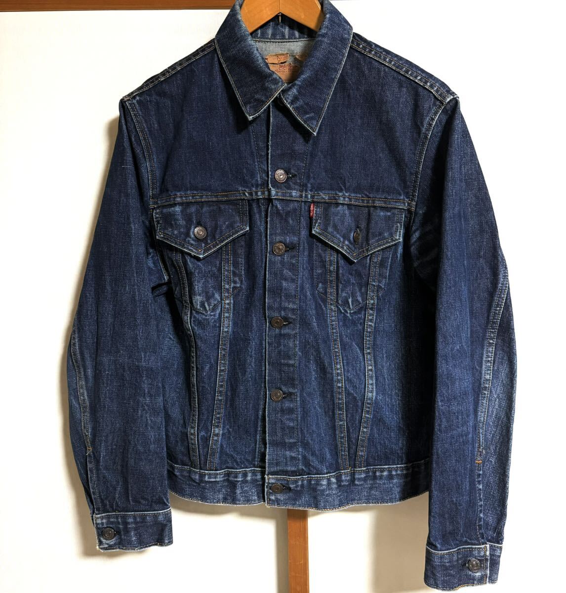 濃紺 70s Levis70505BIGEビッグE 実寸40 刻印521 リーバイス オリジナル ビンテージ / 3rd サード 557XX 501XX