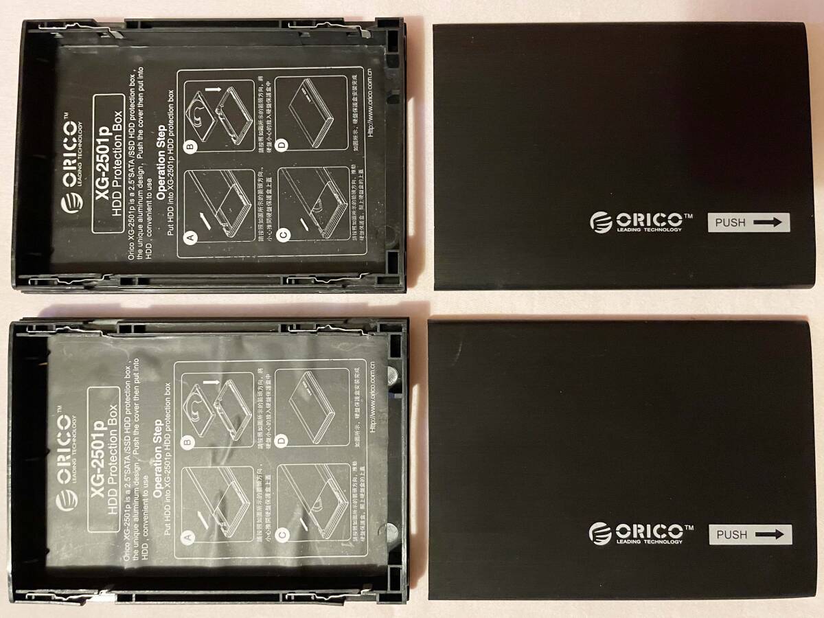 【美品】Mac用2.5インチストレージ外付けケース Seagate Goflex Adapter＋Orico XG-2501P 2個【ケーブル付き】_画像6