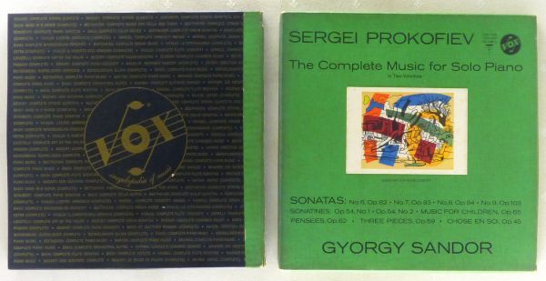 ■Gyorgy Sandor(ジェルジ・シャーンドル)｜Sergei Prokofiev The Complete Music for Solo Piano Volume II ＜LP3枚組BOX 1967年 US盤＞_画像4