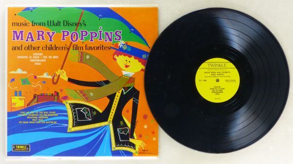 ■MUSIC FROM WALT DISNEY'S MARY POPPINS and other children's film favorites ＜LP US盤＞メリー・ポピンズの画像3