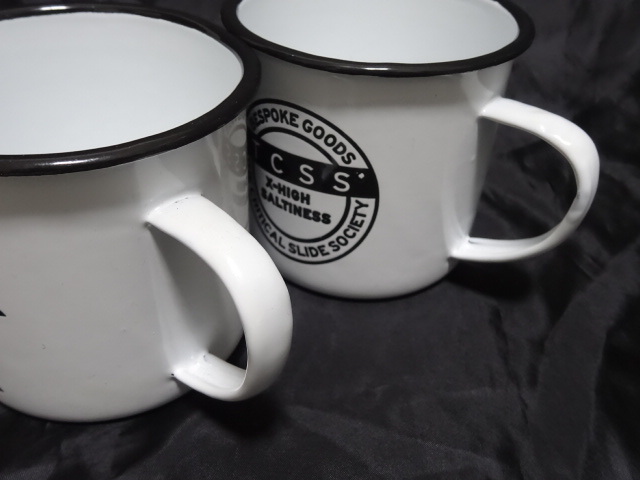 新品 TCSS MUG CUP / ティーシーエスエス ホーロー マグカップ ２個セット アンティーク仕上げ メンズ レディース_画像5