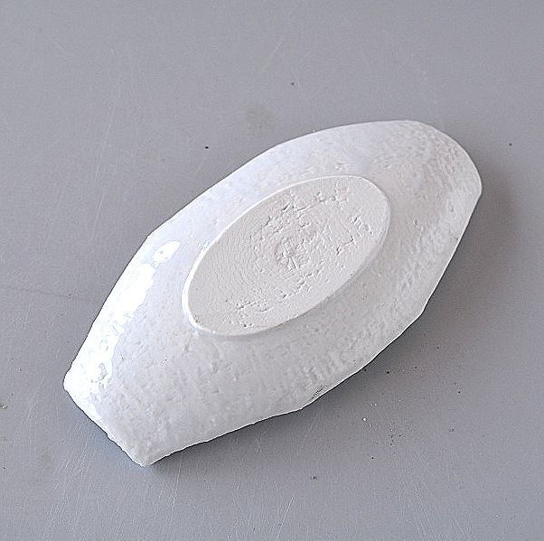 小皿 5枚セット 小長皿 粉引白 でこぼこ手作り調の画像6