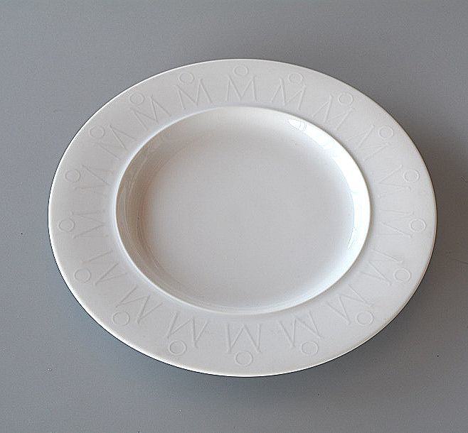 ディナー皿 4枚セット サラダ皿 M文字 パスタ皿の画像4
