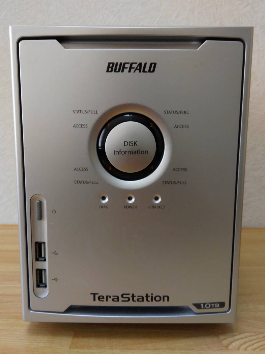 BUFFALO TeraStation HD-H1.0TGL/R5 ジャンク HDD無し テラステーション_画像4