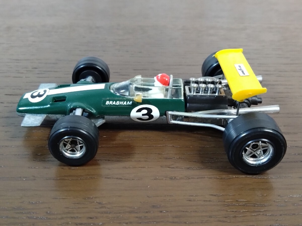 Polistil ポリスティル 1/32 BRABHAM F1 ミニカー☆海外ミニカー☆当時物☆ビンテージ☆ブラハム☆イタリア製☆POLITOYS☆現状品の画像2