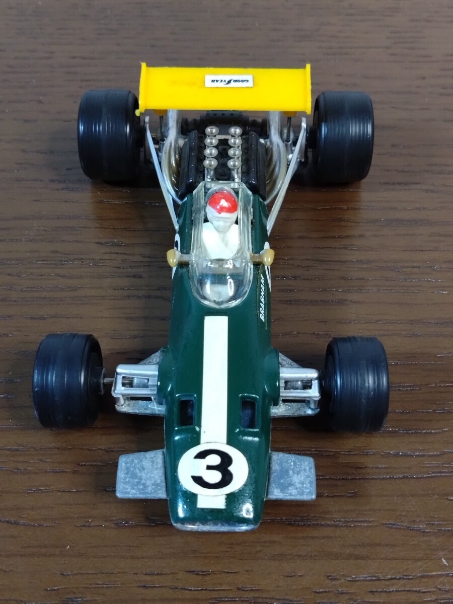 Polistil ポリスティル 1/32 BRABHAM F1 ミニカー☆海外ミニカー☆当時物☆ビンテージ☆ブラハム☆イタリア製☆POLITOYS☆現状品の画像3