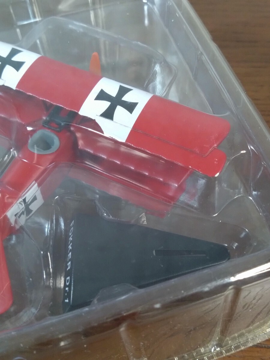 デルプラド 世界の戦闘機 フォッカー Dr.1 模型/FOKKER Dr.1/戦闘機/航空機/ミニカー/ミリタリー/完成品/現状品の画像6