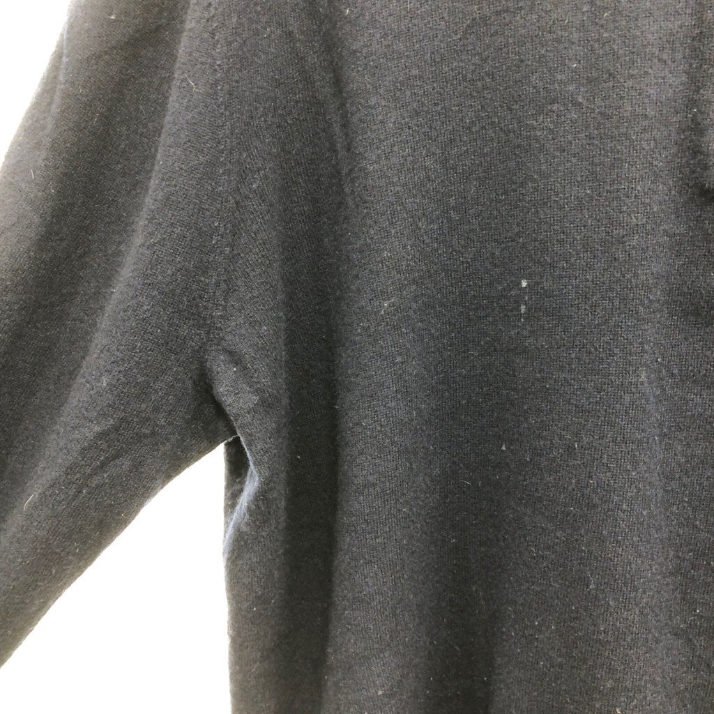 Polo by Ralph Lauren ポロ ラルフローレン カシミヤニット ハーフジップ セーター アメカジ ネイビー (メンズ XL) 中古 古着 P8487_画像3