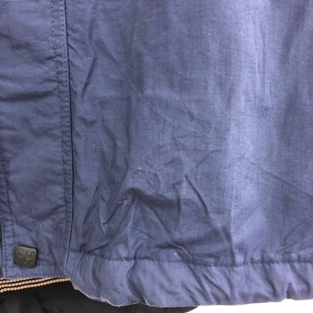 90年代 HELLY HANSEN ヘリーハンセン Helly-Tech ナイロン ジャケット アウター アウトドア 防水 ネイビー (メンズ XL) 中古 古着 Q0104