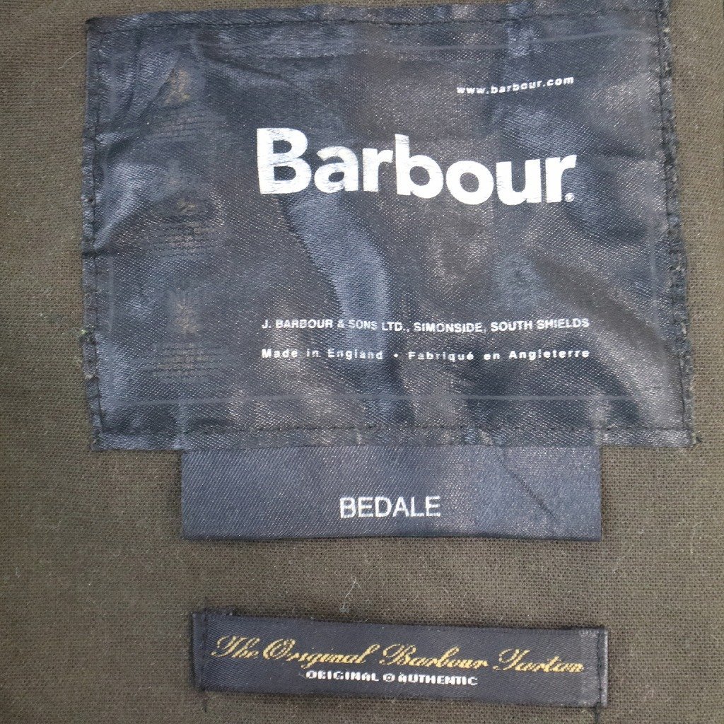 Barbour バブアー BEDALE ビデイル オイルドジャケット ユーロ タータンチェック マルチカラー (メンズ L相当) 中古 古着 N8581_画像10