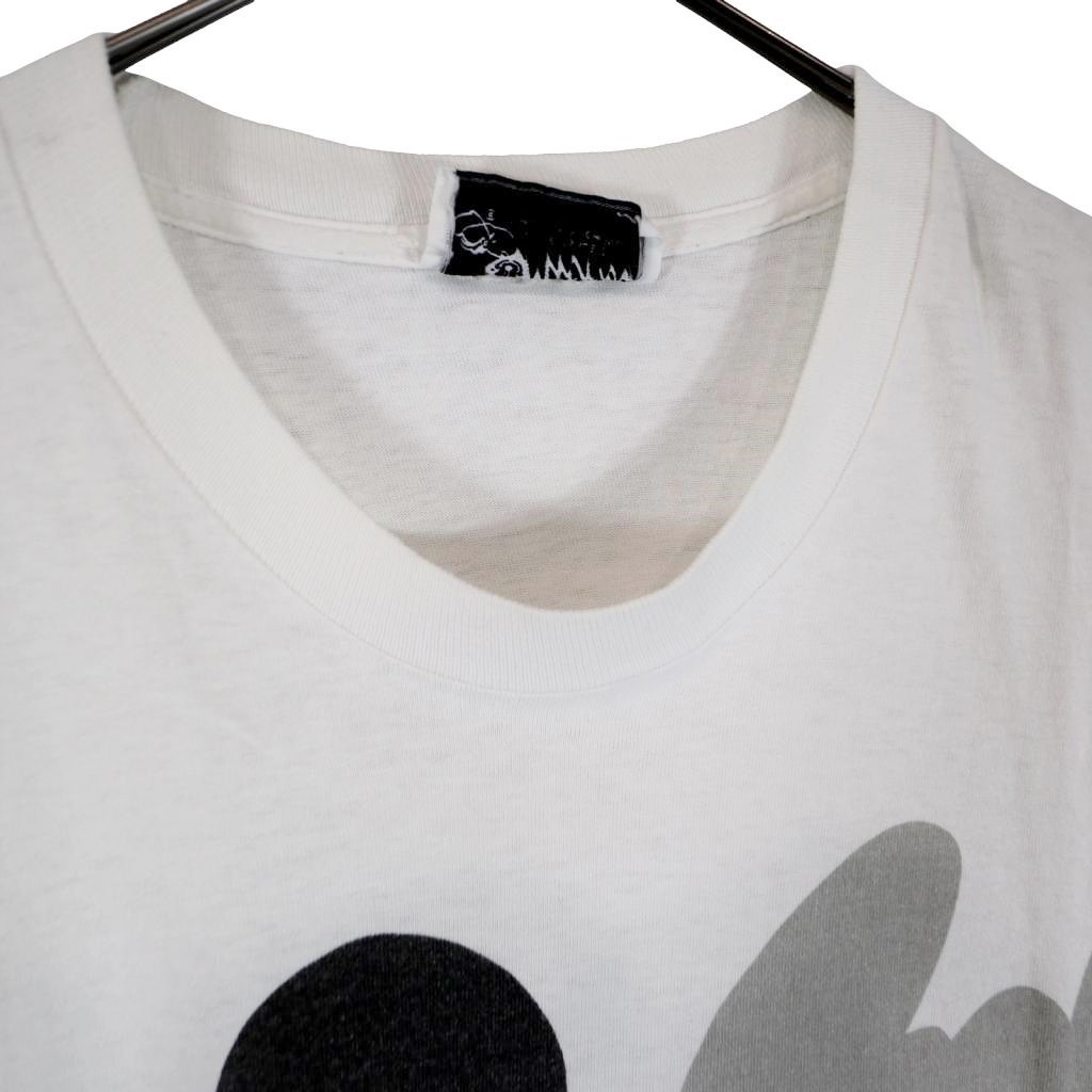 Disney ディズニー ミッキーマウス 半袖Ｔシャツ シングルステッチ キャラクタープリント ホワイト (メンズ L相当) O2473 中古 古着_画像3