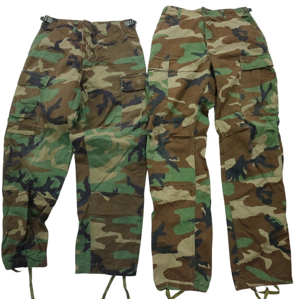 古着卸 まとめ売り フィールドパンツ 米軍実物 ミリタリー 8枚セット (メンズ S /M ) カモ柄MIX デジタルカモ UM13 MR8464 1円スタート_画像3