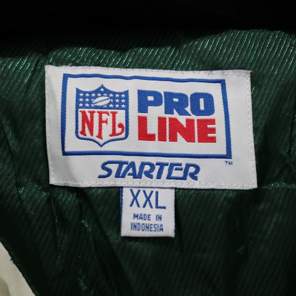 古着卸 まとめ売り STARTER スターター PROLINE 中綿ジャケット NFL ペイトリオッツ ジェッツ 2枚セット (メンズ XXL ) MR9417_画像6