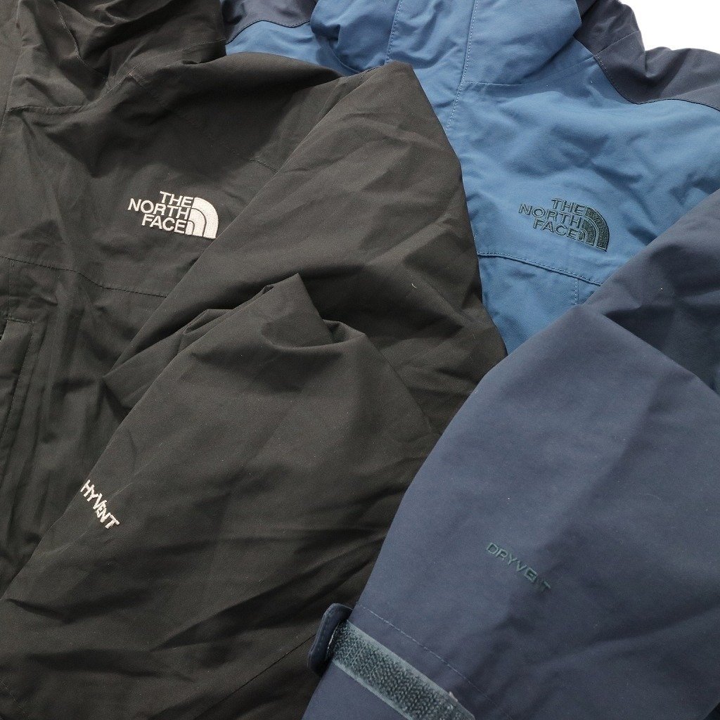 古着卸 まとめ売り THE NORTH FACE ノースフェイス HYVENT DRYVENT マウンテンジャケット 2枚セット (メンズ M /XL ) MR9414