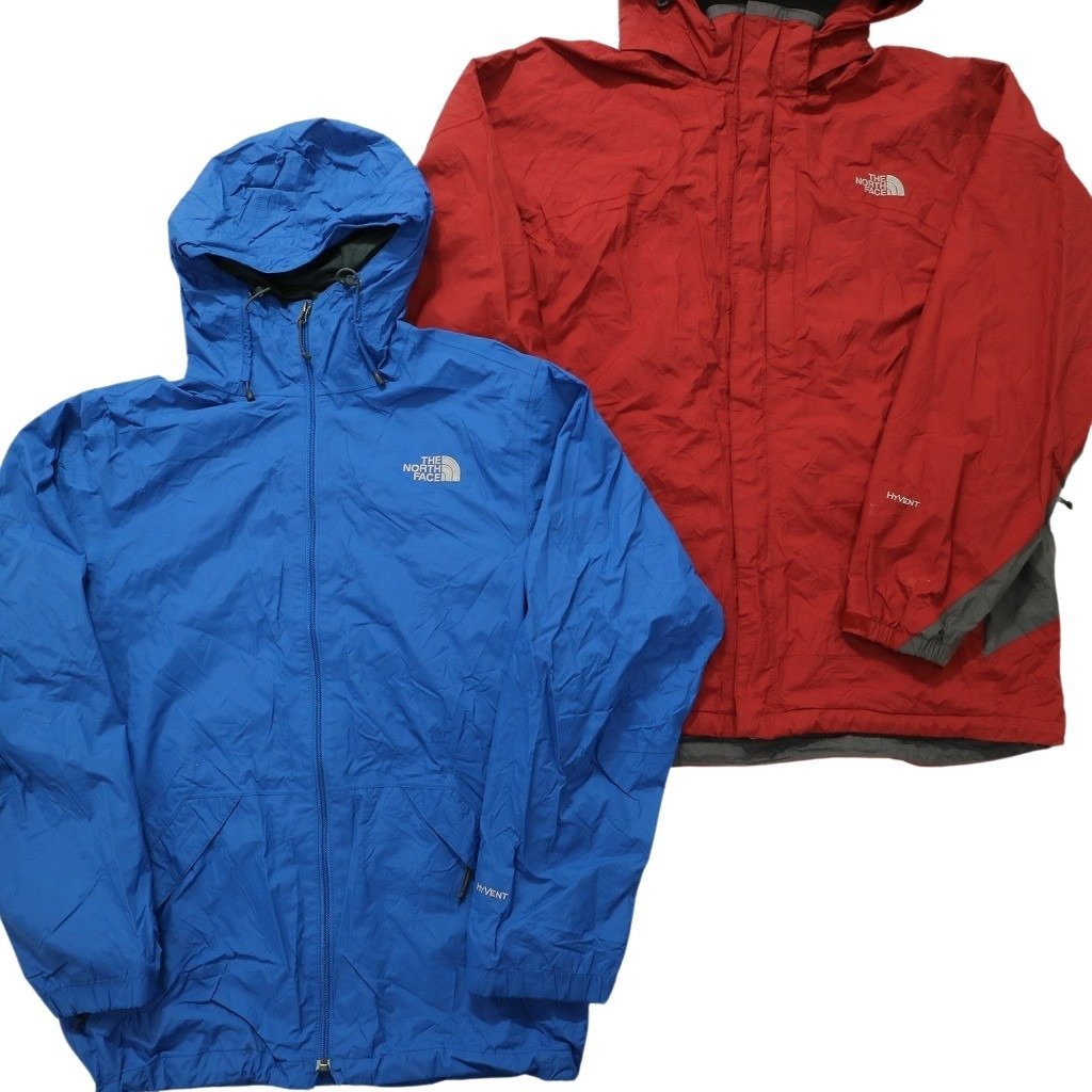 古着卸 まとめ売りTHE NORTH FACE ノースフェイス HYVENT マウンテンパーカー シェルジャケット 2枚セット (メンズ S /XL )MR9412_画像1