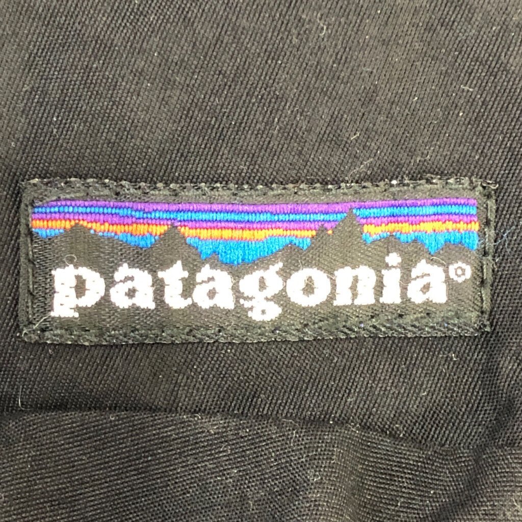 2000年代 patagonia パタゴニア スキーパンツ オーバーオール アウトドア スノースポーツ ブラック (レディース 12) 中古 古着 Q0650_画像5