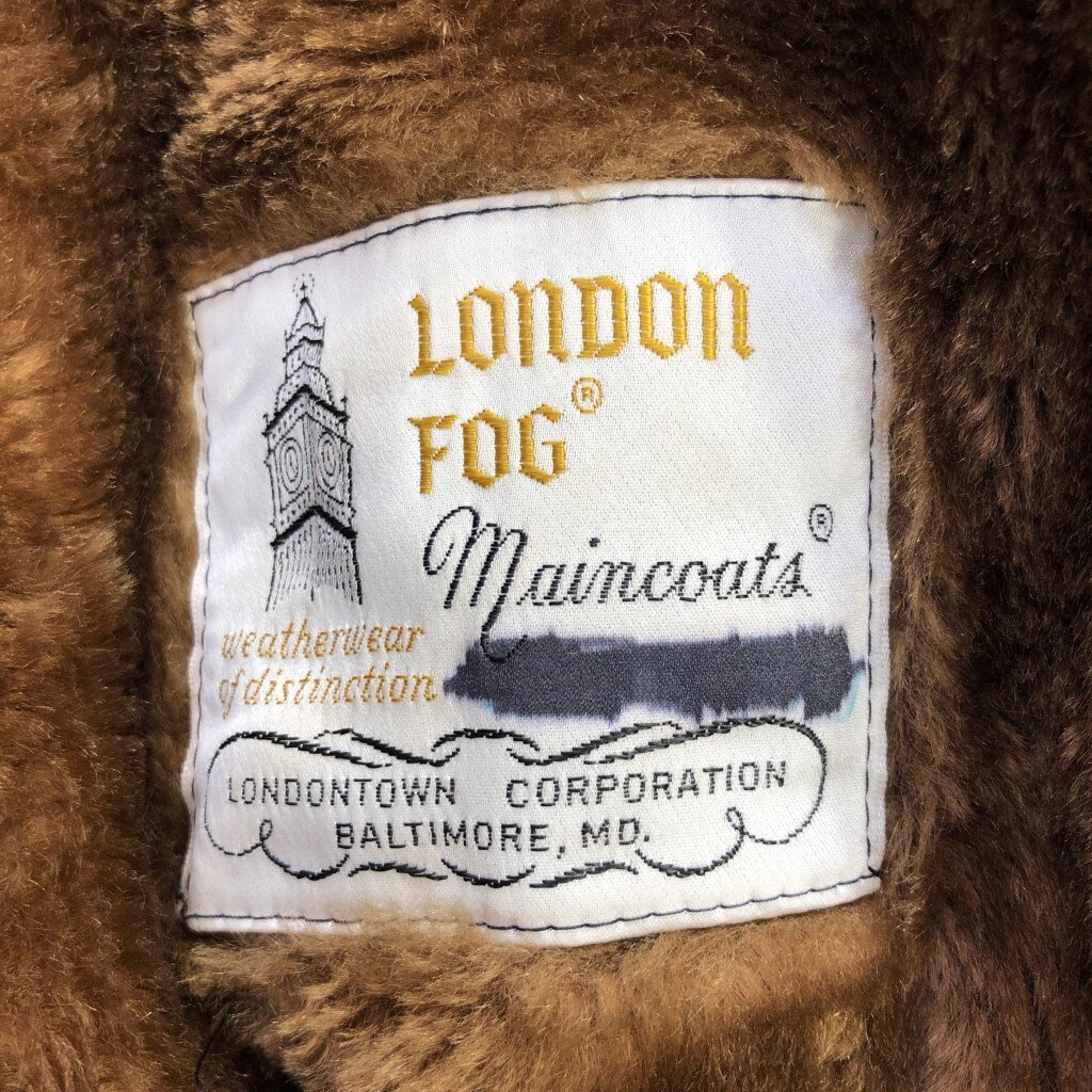 【B品】 London Fog ロンドンフォグ ステンカラーコート バルマカーンコート ベージュ (メンズ 40 SHORT) 中古 古着 Q0800_画像10