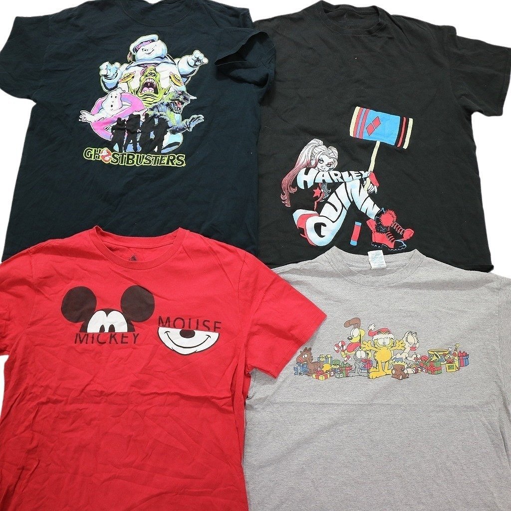 古着卸 まとめ売り キャラクター 半袖Tシャツ 16枚セット (メンズ XL ) ミッキー ゴーストバスター ポケモン TS10 MR8784 1円スタート_画像5