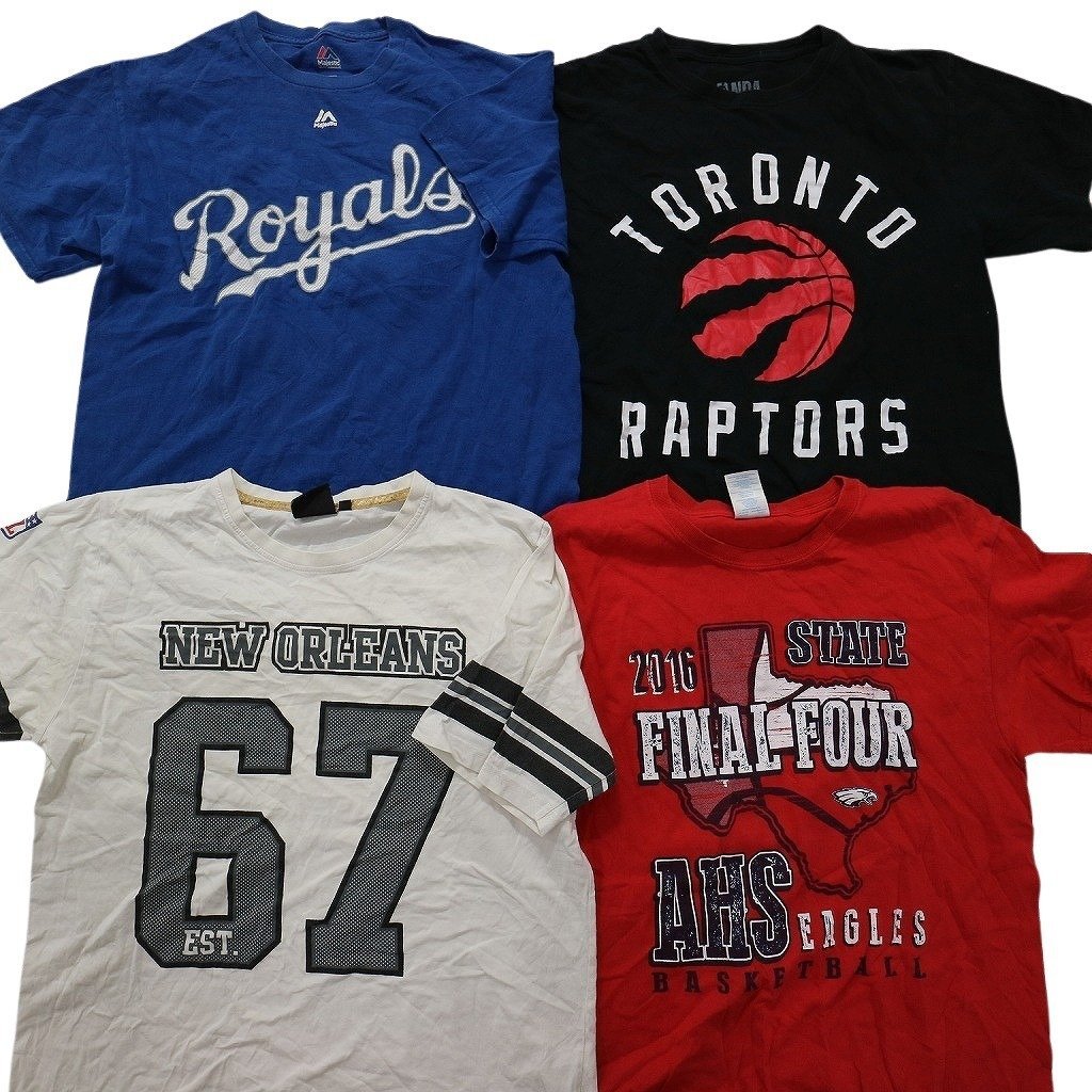 古着卸 まとめ売り プロチーム 半袖Tシャツ 15枚セット (メンズ S /M ) MLB ロイヤルズ NFL レッドスキンズ TS12 MR8587 1円スタート_画像5