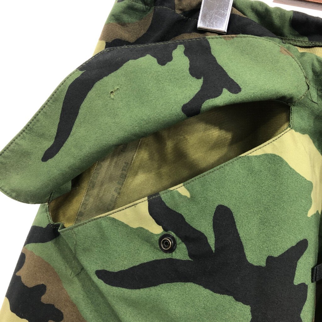 90年代 米軍実物 U.S.ARMY ECWCS GEN1 GORE-TEX ゴアテックス パンツ ミリタリー ウッドランドカモ (メンズ SMALL-SHORT) 中古 古着 Q1099_画像3