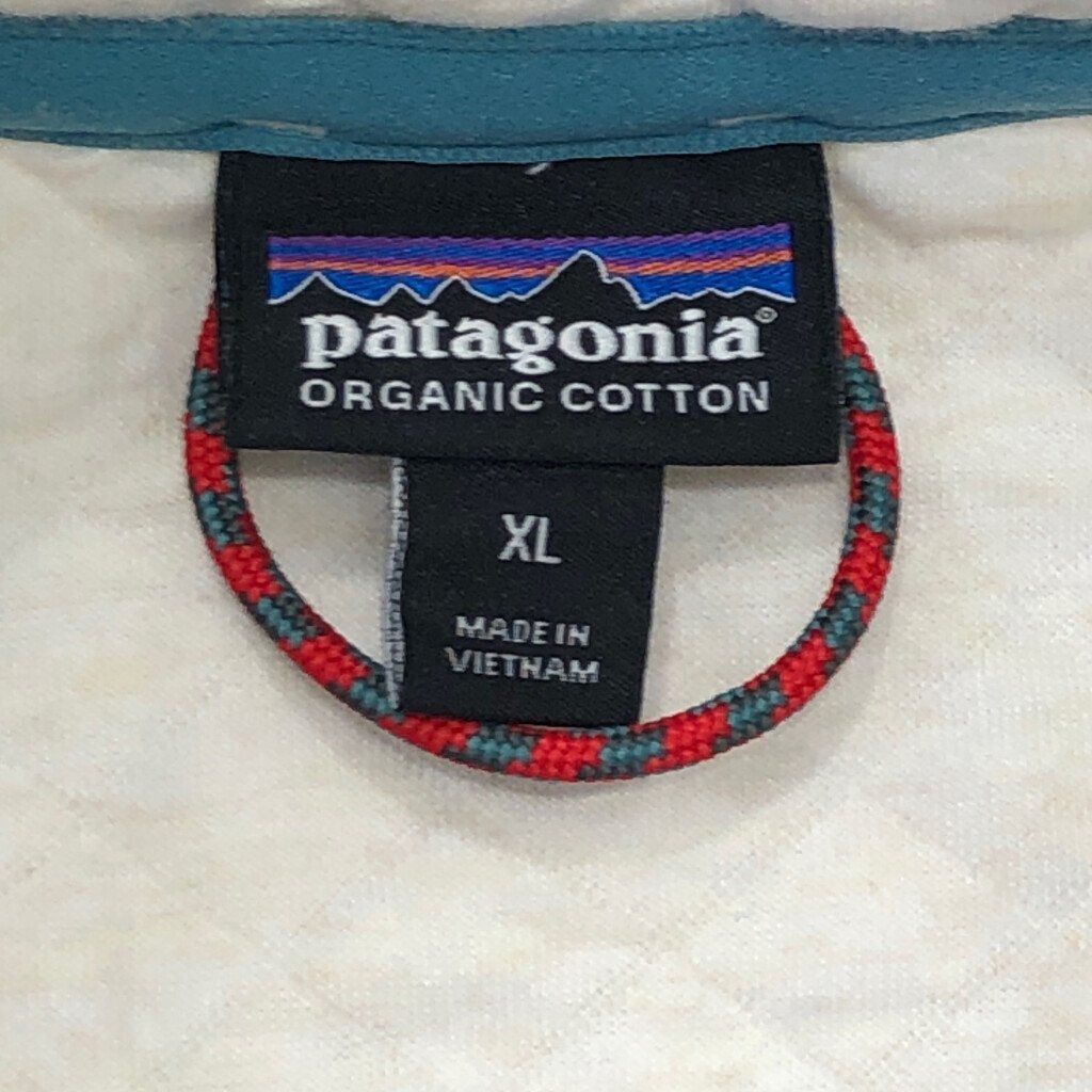 patagonia パタゴニア キルティング スナップT プルオーバー ジャケット アウトドア STY25281 ベージュ (メンズ XL) 中古 古着 Q1107_画像4