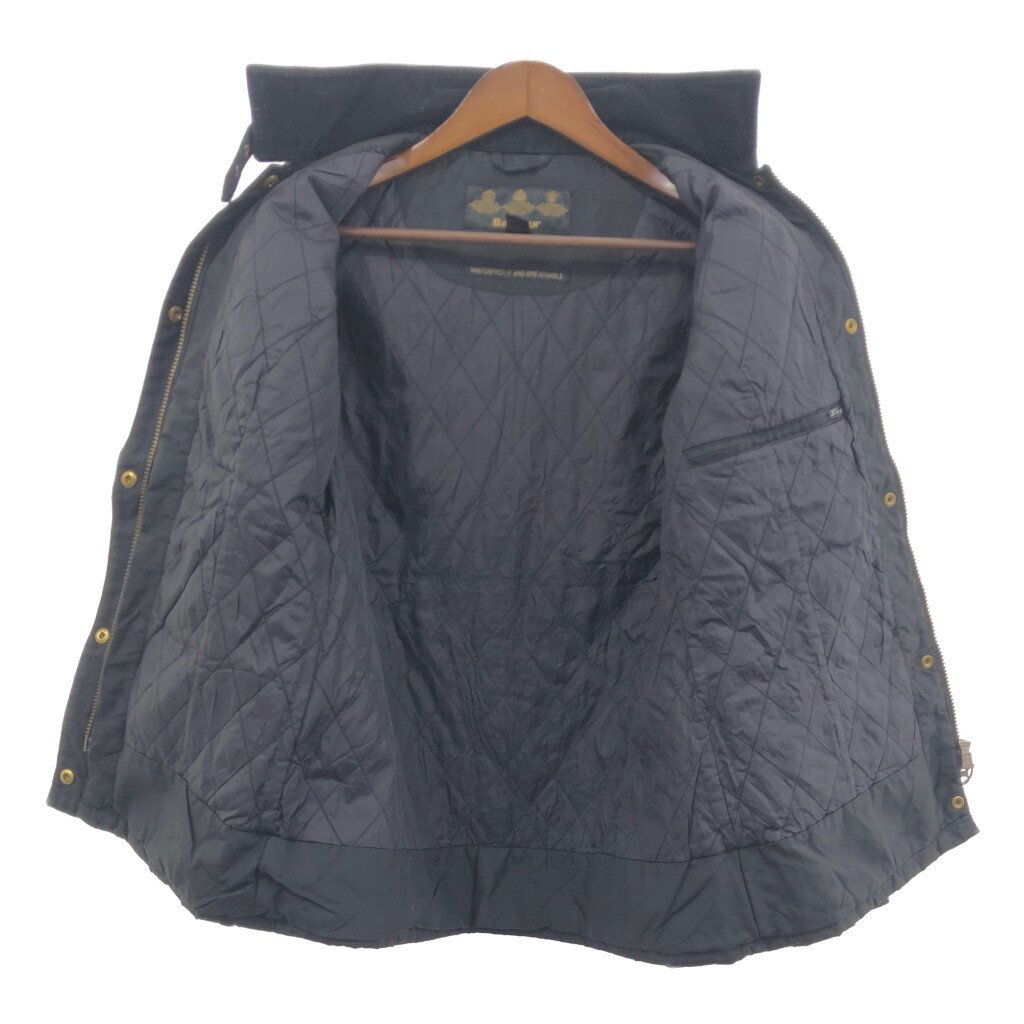 Barbour バブアー INTERNATIONAL ナイロンジャケット ブラック (レディース 6) 中古 古着 Q1430_画像3