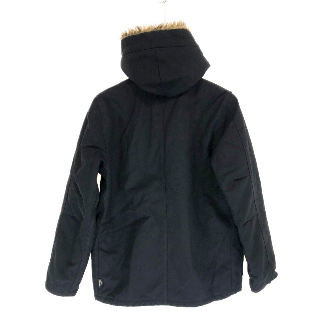 SALE///// Carhartt カーハート アークティック コート ジャケット ファーフード 防寒 ワーク ダック地 ブラック (メンズ M) P4732_画像2