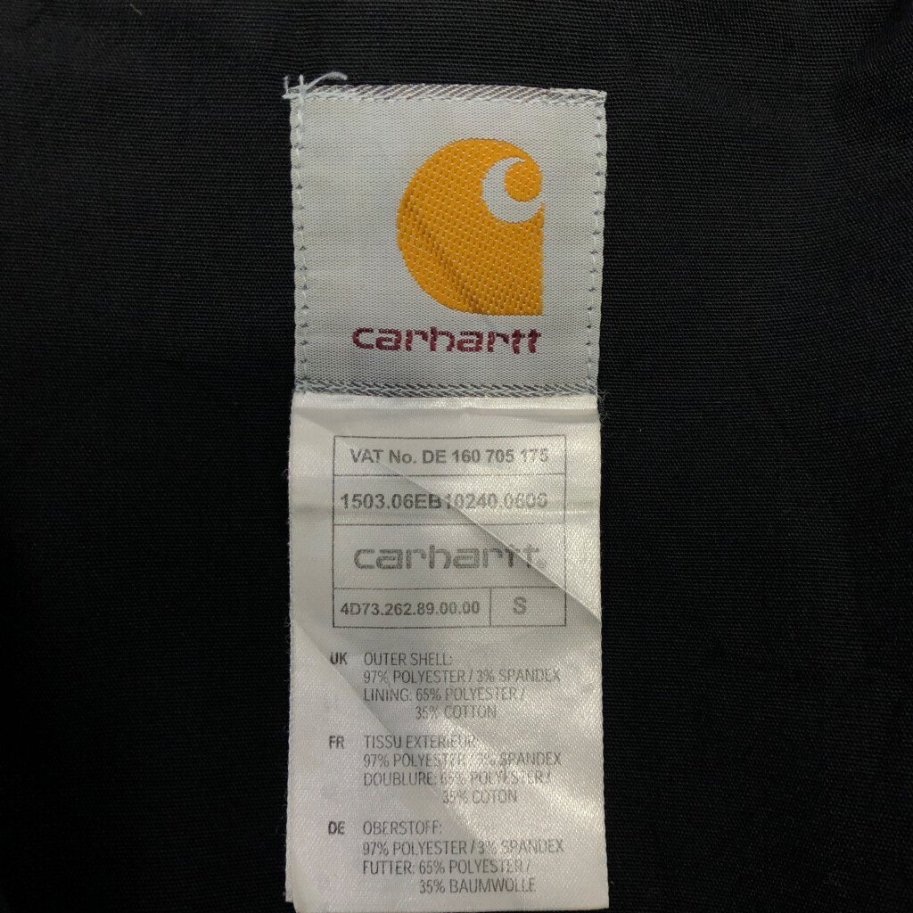 SALE///// Carhartt カーハート フルジップ パーカー ワーク ネイビー (メンズ S) 中古 古着 P4742の画像7