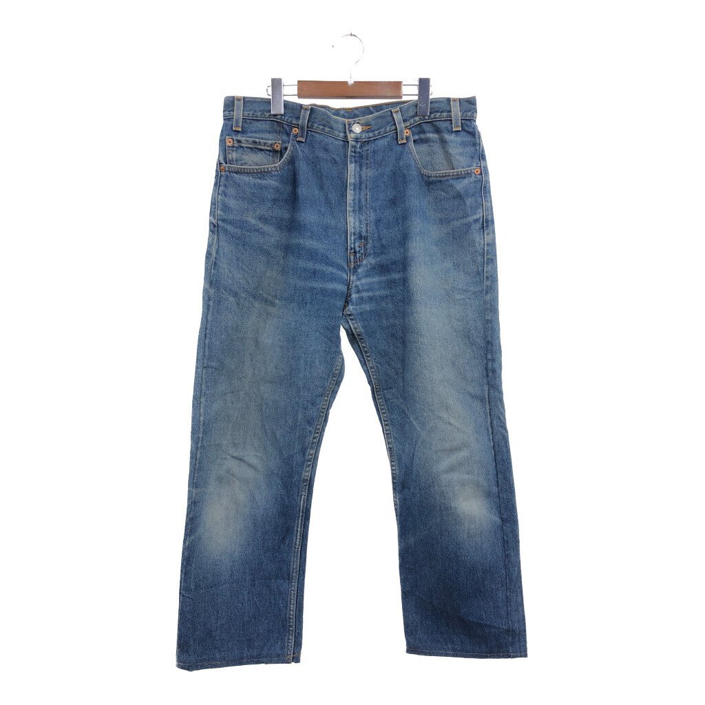 90年代 Levi's リーバイス 505 ジーンズ デニムパンツ インディゴブルー (メンズ W36 L34) 中古 古着 Q0424