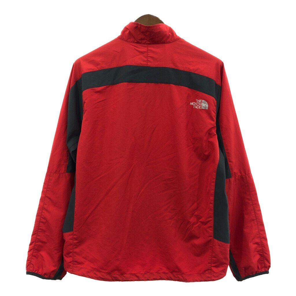 THE NORTH FACE ノースフェイス ウィンドブレーカー ジャケット アウトドア レッド (メンズ Ｌ) 中古 古着 Q1270_画像2