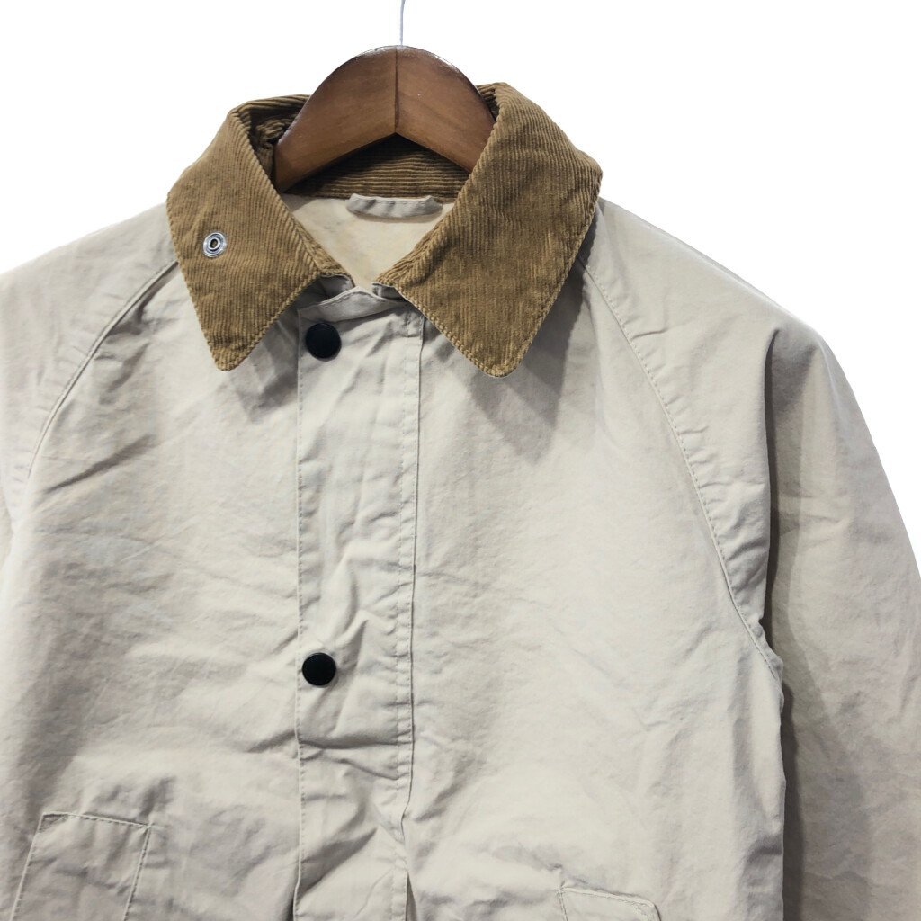 Barbour バブアー SHORT BEDALE スイングトップ ジャケット カバーオール ベージュ (メンズ 38) 中古 古着 Q1598_画像4