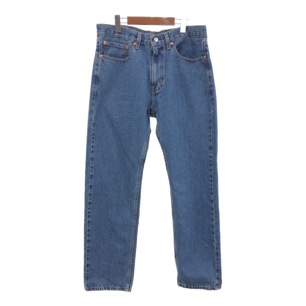 Levi's リーバイス 505 デニムパンツ アメカジ ブルー (メンズ W34 L32) 中古 古着 Q1917_画像1