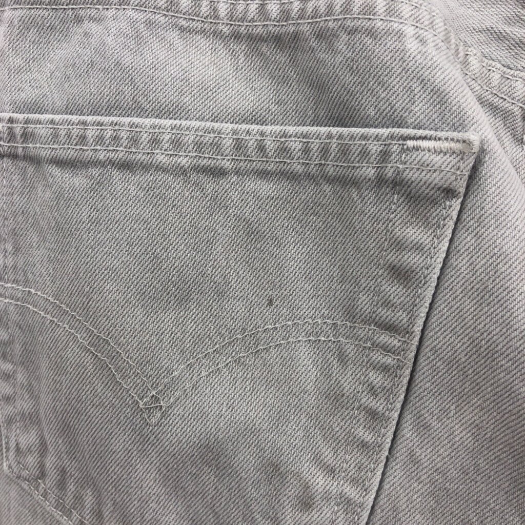 Levi's リーバイス 501 デニムパンツ アメカジ グレー (メンズ W33 L36) 中古 古着 Q2054_画像8