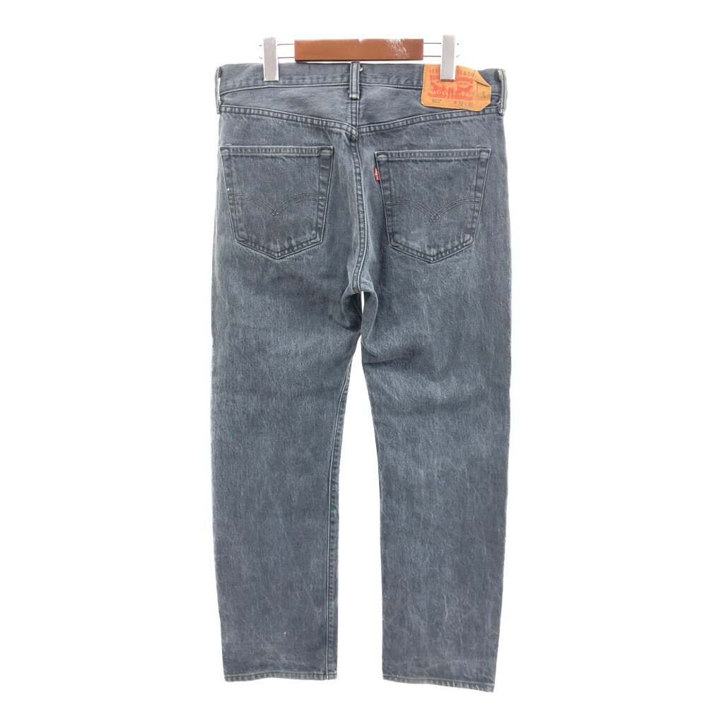 Levi's リーバイス 501 デニムパンツ アメカジ ブラック (メンズ W32 L30) 中古 古着 Q2017_画像2