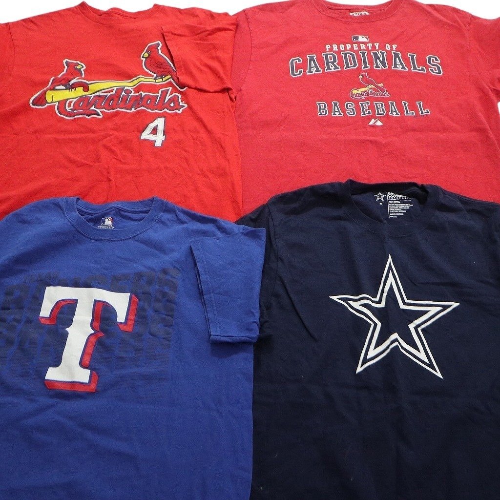 古着卸 まとめ売り プロチーム 半袖Tシャツ 16枚セット (メンズ Ｍ ) ベースボール カウボーイズ スーパーボウル MS0866_画像5