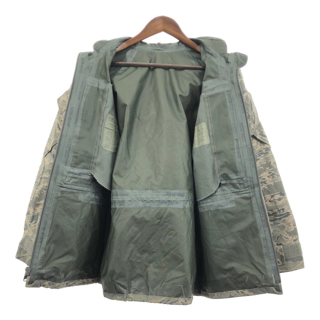 USA製 PROPPER プロパー GORE-TEX ゴアテックスパーカージャケット 防水 ミリタリー ABUカモ (メンズ SMALL-SHORT) 中古 古着 Q2121_画像3