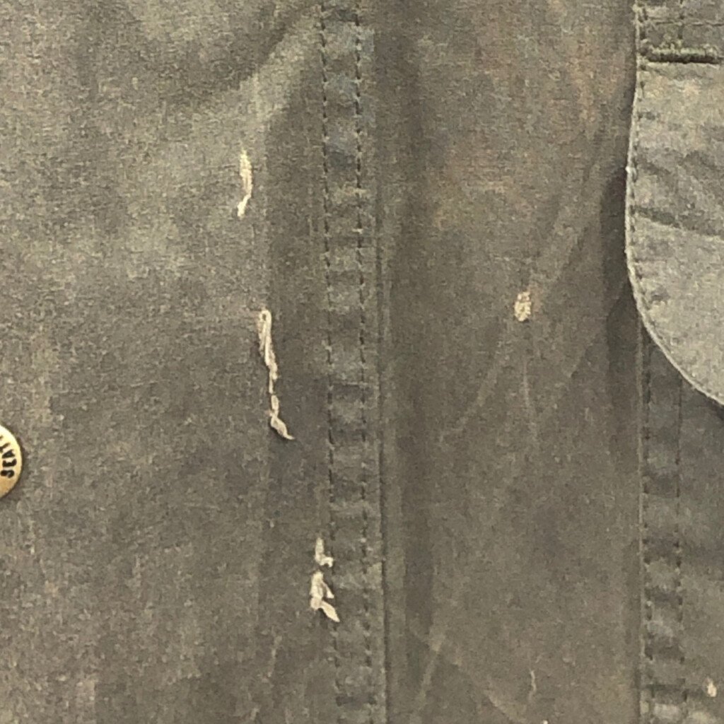 70年代 USA製 FILSON フィルソン オイルド クルーザージャケット ヴィンテージ カーキ (メンズ XL) 中古 古着 Q2122_画像6